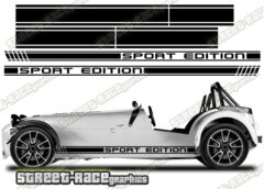 Caterham Racing Graphics Caterham racing stripes 006 - Street Race Graphics