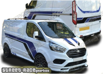 Ford Transit Custom M-SPORT Full stripes 036