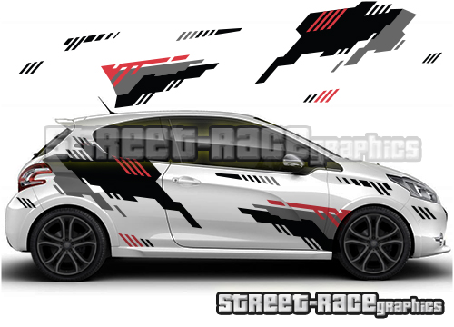 Peugeot 207 and 208 Rally graphics