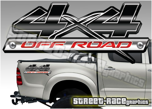 Off-road 4x4 small stickers