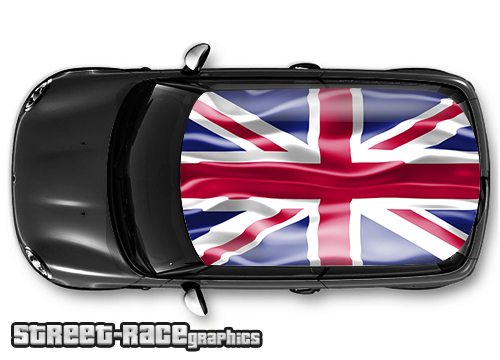 706 - United Kingdom Union Jack flag roof wrap