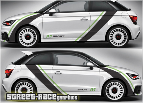 Audi A1 rally graphics 011