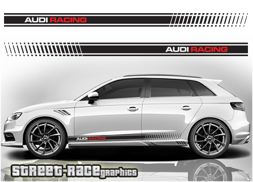 Audi A3 racing stripes 012