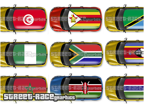 African countries roof wraps