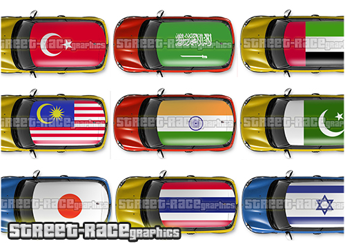 Asian countries roof wraps