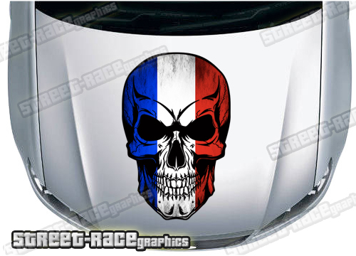 French Flag car graphics