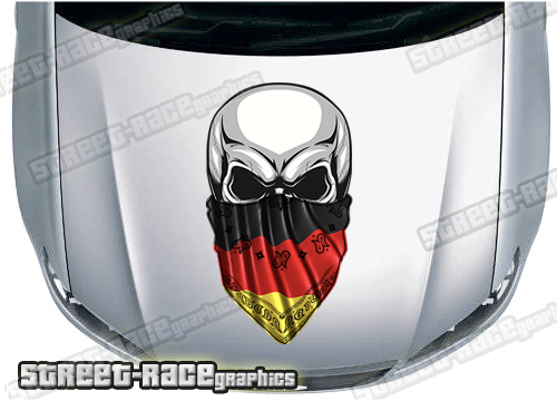 German Flag car stickers