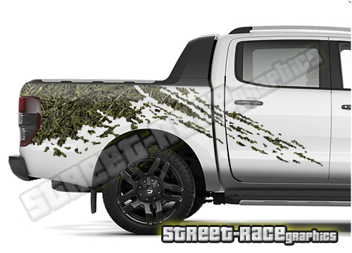 Side bed / tub (camouflage infill)
