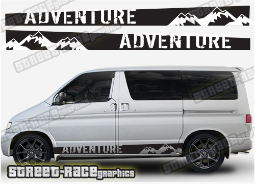 Mazda Bongo camper van stickers