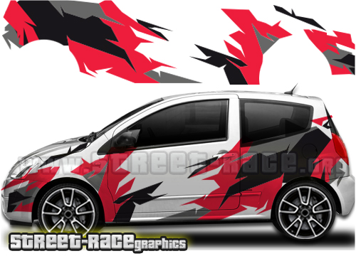 Citroen C2 Rally graphics