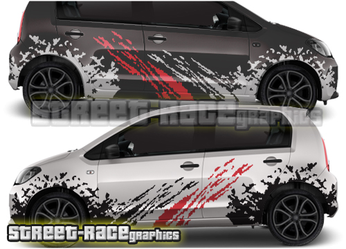 Skoda Citigo Rally motorsport graphics