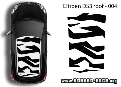 Citroen DS3 roof graphics