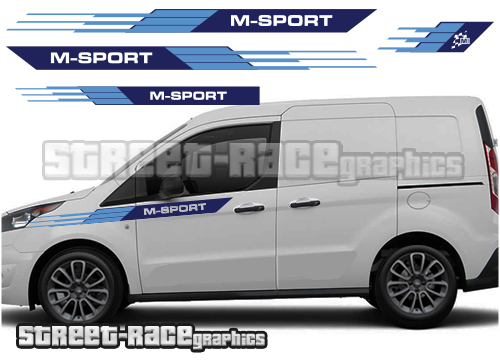 Ford Transit Connect side graphics