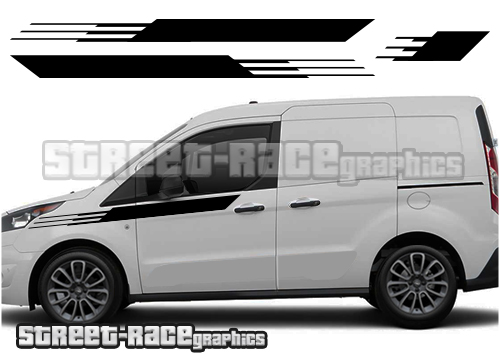  Archivos gráficos laterales Ford Transit Connect