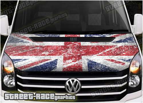 VW Crafter & Mercedes Sprinter bonnet wraps