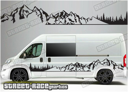 Fiat Ducato Campervan side stickers