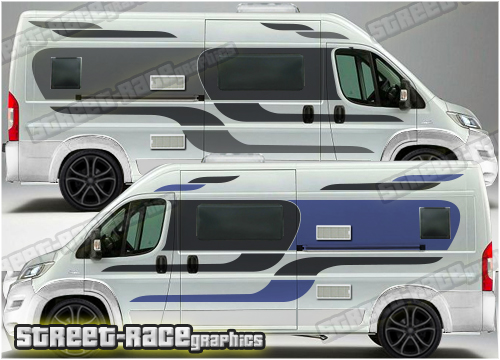 Peugeot Boxer Campervan side graphics