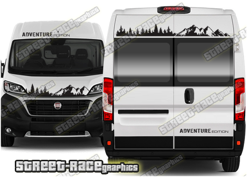 Peugeot Boxer Campervan front & rear graphics