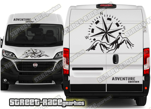 Citroen Relay Campervan front & rear graphics