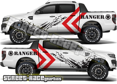 Ford F-150 large side graphics & rally kits