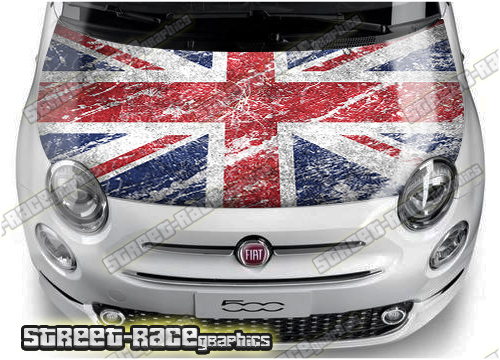 Fiat 500 bonnet wraps