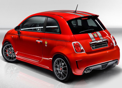 Fiat 500 Ferrari Scuderia stickers