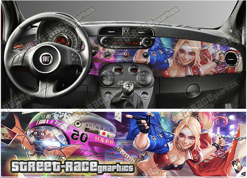 Fiat 500 Dashboard wraps