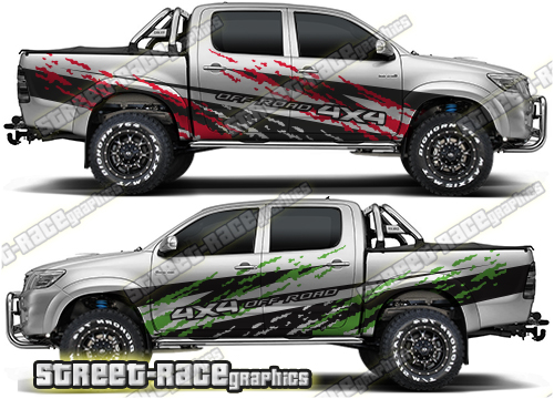 Toyota Hilux large decals