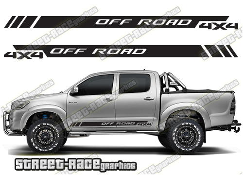 Sticker Off Road 4X4 - Autocollant Off Road 4X4