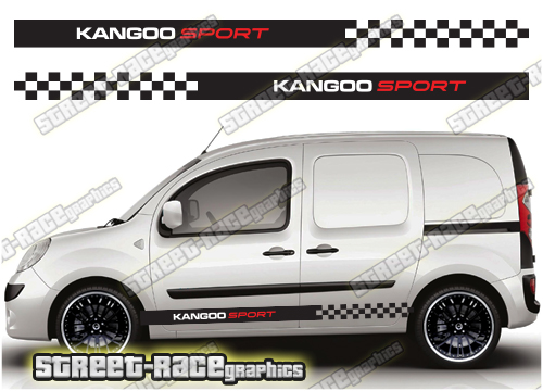 Renault Kangoo racing stripes