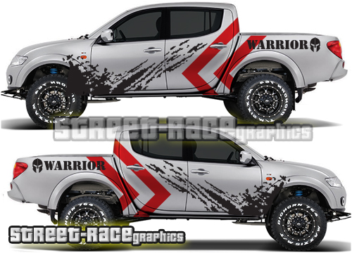 Mitsubishi L200 large side graphics