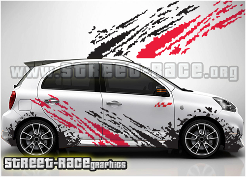 Nissan Micra rally graphics 018