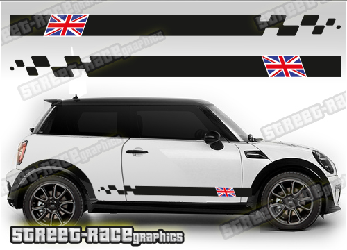 Mini racing stripe 35 (Union Jack)