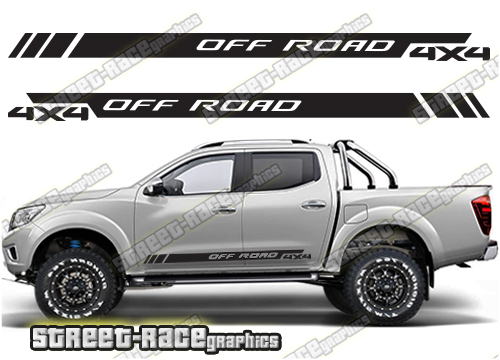 Nissan Navara/Frontier side stickers