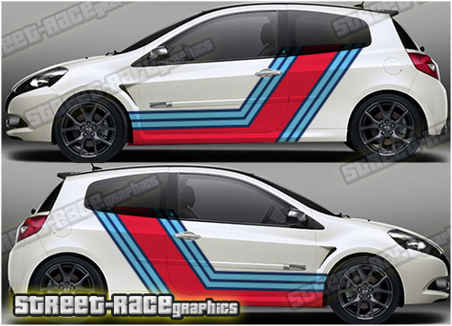 Renault Martini stripes