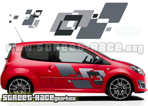 Kit Renault Twingo 2 Strippings A - STICK AUTO