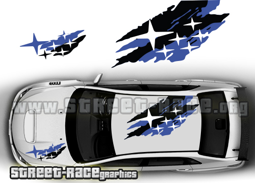 Impreza roof graphics