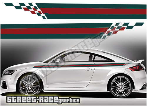 rigtig meget Ultimate Behandling Audi printed racing stripes 020 - GUCCI