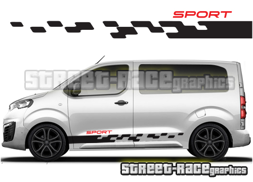 Toyota ProAce van side graphics