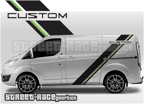 ford transit custom side stripes