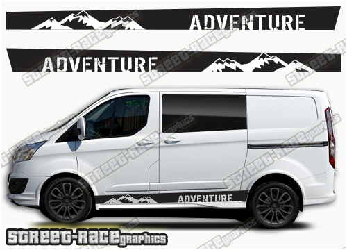 Ford Transit Custom side stickers