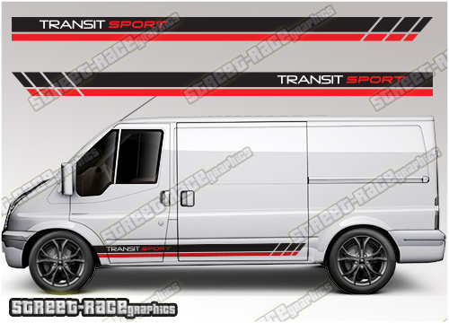 Ford Transit MK7 side stickers