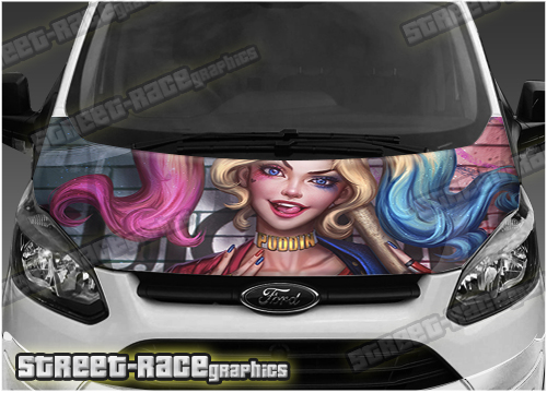 Ford Transit Custom bonnet wraps