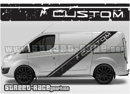 ford transit custom side stripes