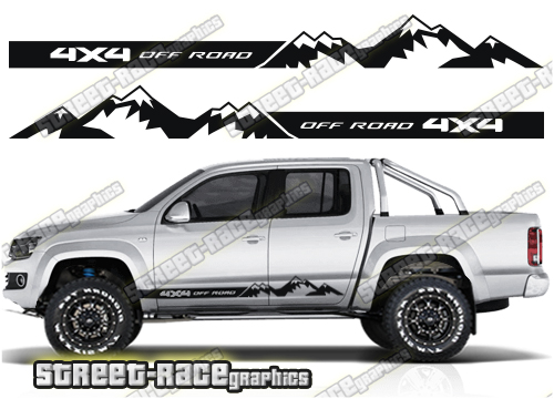 VW Amarok side stickers 