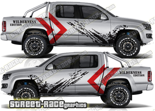 VW Amarok large rally raid style graphics