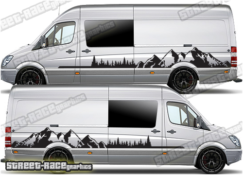 Car Van Side Stripes Vinyl Graphic Universal Racing Sticker Decals For  Universal Mercedes AMG Side Skirt Car Sticker 2pcs Set Decorative Racing  Black