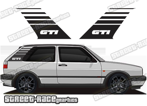 Volkswagen MK1 MK2 stickers 004 - GTi