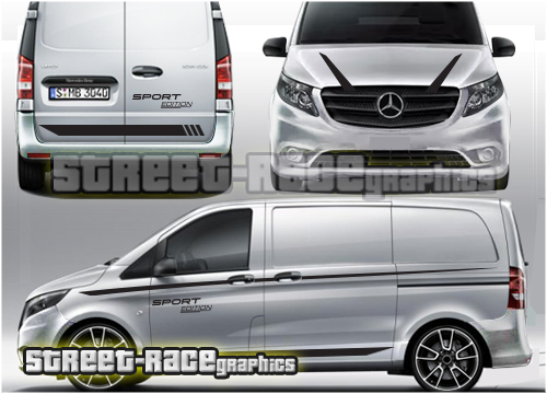 Pivot Racing Vito Mercedes Vito racing stripes 008 - FULL - Sport Edition