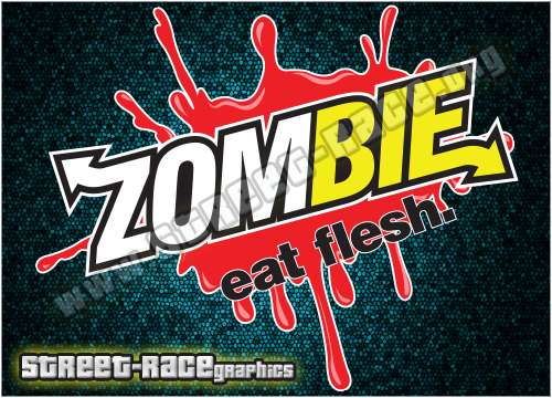 Zombie / Monster stickers